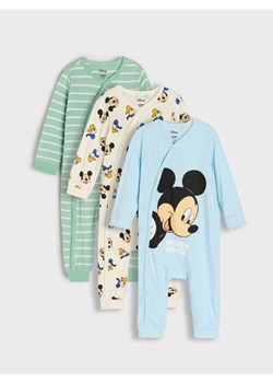 Sinsay - Śpiochy 3 pack Mickey Mouse - kremowy ze sklepu Sinsay w kategorii Odzież dla niemowląt - zdjęcie 186149204