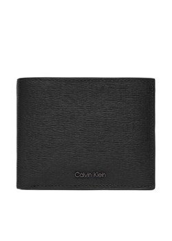 Portfel Calvin Klein Saffiano Billfold W Card + Coin LV04D1074G Czarny ze sklepu eobuwie.pl w kategorii Portfele męskie - zdjęcie 186149800