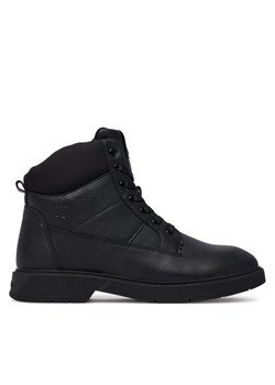 Trzewiki Calvin Klein Lace-Up Bootie V3X5-83187-1695 D Czarny ze sklepu eobuwie.pl w kategorii Buty zimowe dziecięce - zdjęcie 186149834