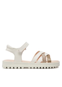 Sandały Geox J Sandal Coralie Gir J356EA 054AJ C0588 D Biały ze sklepu eobuwie.pl w kategorii Sandały dziecięce - zdjęcie 186149863