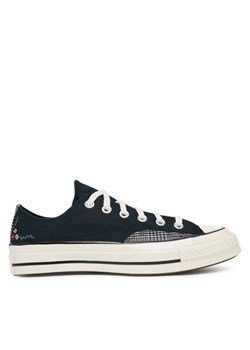 Trampki Converse Chuck 70 Varsity Vines A15549C Czarny ze sklepu eobuwie.pl w kategorii Trampki damskie - zdjęcie 186150001