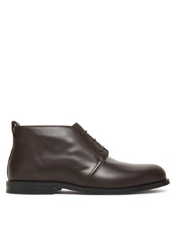 Calvin Klein Trzewiki Ess Rubber Desert Boot Lth HM0HM01979 Brązowy ze sklepu MODIVO w kategorii Buty zimowe męskie - zdjęcie 186151222