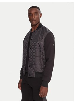 KARL LAGERFELD Kurtka bomber 505064554504 Czarny Regular Fit ze sklepu MODIVO w kategorii Kurtki męskie - zdjęcie 186151263