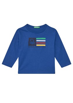 United Colors Of Benetton Bluzka 3I1XG10F2 Niebieski Regular Fit ze sklepu MODIVO w kategorii T-shirty chłopięce - zdjęcie 186151281