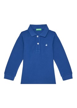 United Colors Of Benetton Polo 3089G3009 Niebieski Regular Fit ze sklepu MODIVO w kategorii T-shirty chłopięce - zdjęcie 186151282