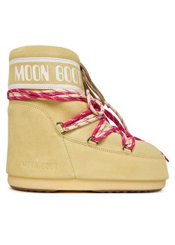 Moon Boot Śniegowce Mb Icon Low Suede Laces 80D1409670 Żółty ze sklepu MODIVO w kategorii Buty zimowe męskie - zdjęcie 186151291