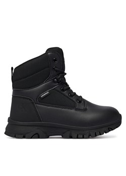Calvin Klein Śniegowce Lace-Up Bootie V3X5-83190-1485 S Czarny - id: 0000305520005 - marki Calvin Klein - 186151351 Calvin Klein Śniegowce Lace-Up Bootie V3X5-83190-1485 S Czarny ze sklepu MODIVO w kategorii Buty zimowe dziecięce - zdjęcie 186151351