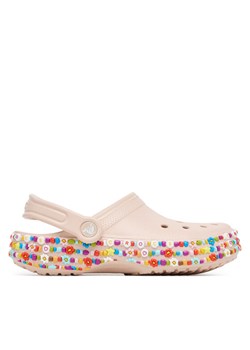 Crocs Klapki Classic Beaded Band 211614 Beżowy ze sklepu MODIVO w kategorii Klapki dziecięce - zdjęcie 186151480