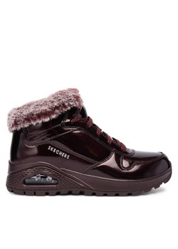 Skechers Botki Uno Rugged 168126/BURG Bordowy ze sklepu MODIVO w kategorii Botki - zdjęcie 186151502