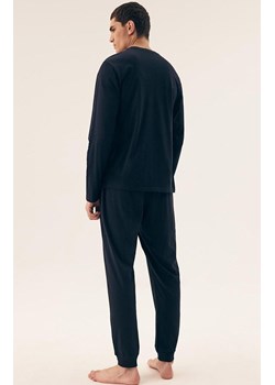 Henderson długa bawełniana piżama męska granatowa Mike 43034-59X, Kolor granatowy, Rozmiar M, Henderson ze sklepu Primodo w kategorii Piżamy męskie - zdjęcie 186153434