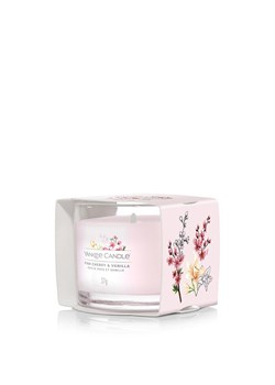 Yankee Candle Świeca zapachowa &quot;Pink Cherry &amp; Vanilla&quot; - 37 g ze sklepu Limango Polska w kategorii Świece i dyfuzory - zdjęcie 186153800
