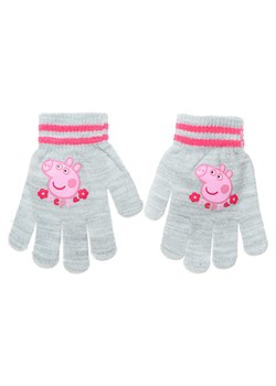 Peppa Pig Rękawiczki &quot;Świnka Peppa&quot; w kolorze szarym ze sklepu Limango Polska w kategorii Rękawiczki dziecięce - zdjęcie 186154240