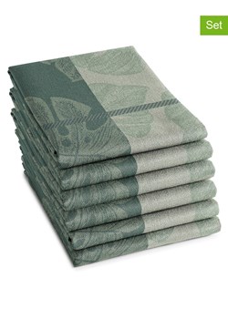 DDDDD Ściereczki (6 szt.) &quot;Monstera&quot; w kolorze zielonym do naczyń - 65 x 60 cm ze sklepu Limango Polska w kategorii Ścierki kuchenne - zdjęcie 186154254