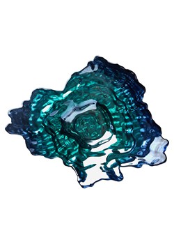 Anton Studio Designs Miska dekoracyjna &quot;Oyster&quot; w kolorze turkusowo-granatowym- 43 x 35,5 cm ze sklepu Limango Polska w kategorii Misy i tace dekoracyjne - zdjęcie 186154270