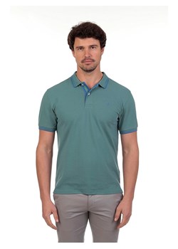 The Time of Bocha Koszulka polo w kolorze turkusowym ze sklepu Limango Polska w kategorii T-shirty męskie - zdjęcie 186154501