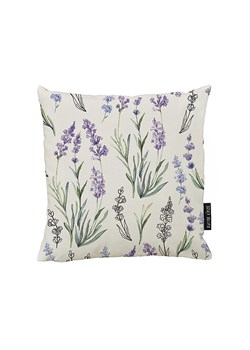 Butter Kings Poszewka w kolorze beżowo-zielono-fioletowym na poduszkę - 45 x 45 cm ze sklepu Limango Polska w kategorii Poduszki dekoracyjne - zdjęcie 186156291