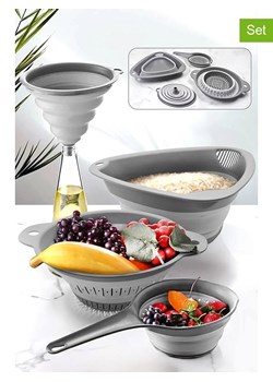 Violeta Home Sitka (4 szt.) w kolorze szarym ze sklepu Limango Polska w kategorii Akcesoria kuchenne - zdjęcie 186156610