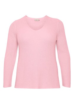 KAFFE curve Sweter w kolorze jasnoróżowym ze sklepu Limango Polska w kategorii Swetry damskie - zdjęcie 186156773