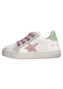 Naturino Skórzane sneakersy &quot;Pinn&quot; w kolorze biało-zielono-jasnoróżowym ze sklepu Limango Polska w kategorii Trampki dziecięce - zdjęcie 186156843