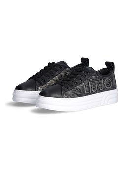 Liu Jo Skórzane sneakersy w kolorze czarnym ze sklepu Limango Polska w kategorii Trampki damskie - zdjęcie 186156930