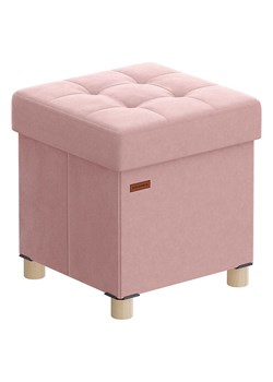 Songmics Hocker w kolorze jasnoróżowym ze schowkiem - 38 x 40 x 38 cm ze sklepu Limango Polska w kategorii Pufy i siedziska - zdjęcie 186157523