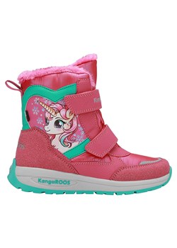 Kangaroos Kozaki zimowe &quot;K-PE Calum V RTX SL&quot; w kolorze turkusowo-różowym ze sklepu Limango Polska w kategorii Buty zimowe dziecięce - zdjęcie 186157682