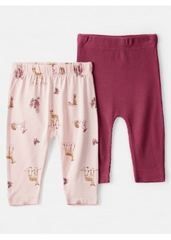 carter&apos;s Legginsy (2 pary) w kolorze jasnoróżowo-bordowym ze sklepu Limango Polska w kategorii Odzież dla niemowląt - zdjęcie 186157984