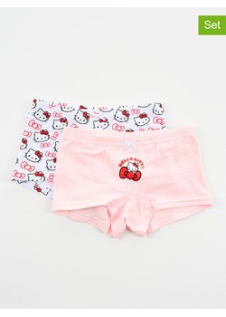 Hello Kitty Pełne majtki (2 pary) &quot;Hello Kitty&quot; w kolorze biało-jasnoróżowym ze sklepu Limango Polska w kategorii Majtki dziecięce - zdjęcie 186160361