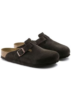Birkenstock Skórzane chodaki &quot;Boston&quot; w kolorze brązowym ze sklepu Limango Polska w kategorii Klapki damskie - zdjęcie 186160744