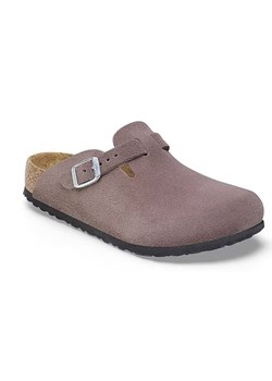 Birkenstock Skórzane chodaki &quot;Boston&quot; w kolorze fioletowym ze sklepu Limango Polska w kategorii Klapki dziecięce - zdjęcie 186160774