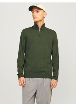 Jack & Jones Sweter w kolorze ciemnozielonym - id: 17696030 - marki Jack & Jones - 186161112 Jack & Jones Sweter w kolorze ciemnozielonym ze sklepu Limango Polska w kategorii Swetry męskie - zdjęcie 186161112