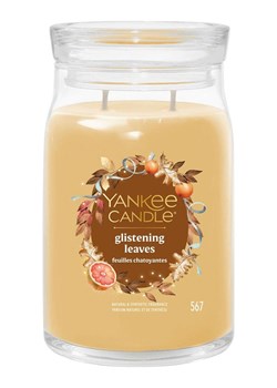 Yankee Candle Świeca zapachowa &quot;Glistening Leaves&quot; - 567 g ze sklepu Limango Polska w kategorii Świece i dyfuzory - zdjęcie 186161344