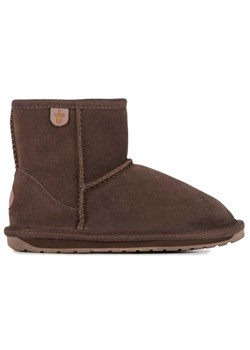 Buty młodzieżowe Emu Australia Wallaby Mini Teens T10103CHOC - brązowe ze sklepu streetstyle24.pl w kategorii Śniegowce damskie - zdjęcie 186162001