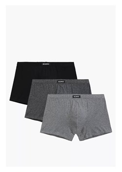 Atlantic 3-pack bokserki męskie 3BMH-007-CZA/SZM/SZMC, Kolor szaro-czarny, Rozmiar 2XL, ATLANTIC ze sklepu Intymna w kategorii Majtki męskie - zdjęcie 186162133