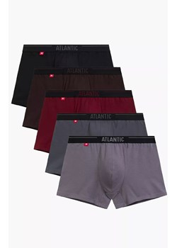 Atlantic 5-pack bokserki męskie 5SMH-004-BRO/GRF/CZA/SZA/CAB, Kolor czerwono-szary, Rozmiar XL, ATLANTIC ze sklepu Intymna w kategorii Majtki męskie - zdjęcie 186162162