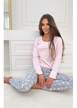 Piżama damska bawełniana z długimi spodniami Bunny long, Kolor różowo-szary, Rozmiar S, Donna - id: 217920 - marki Donna - 186162523 Piżama damska bawełniana z długimi spodniami Bunny long, Kolor różowo-szary, Rozmiar S, Donna ze sklepu Intymna w kategorii Piżamy damskie - zdjęcie 186162523