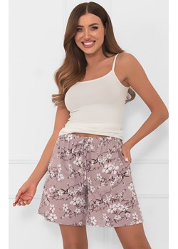 Bawełniane spodenki damskie krótkie Kimuri, Kolor cappuccino, Rozmiar S, Italian Fashion ze sklepu Intymna w kategorii Szorty - zdjęcie 186162804