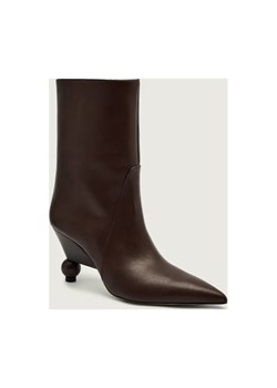 Weekend MaxMara Skórzane botki na szpilce ROLLIO | Pasticcino ze sklepu Gomez Fashion Store w kategorii Botki - zdjęcie 186164332