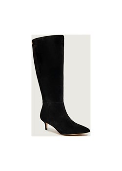 LAUREN RALPH LAUREN Skórzane kozaki na szpilce MCKAY ze sklepu Gomez Fashion Store w kategorii Kozaki damskie - zdjęcie 186164350