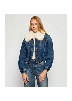 Pinko Jeansowa kurtka BEATO | Cropped Fit - id: PI254W000043901 - marki Pinko - 186166832 Pinko Jeansowa kurtka BEATO | Cropped Fit ze sklepu Gomez Fashion Store w kategorii Kurtki damskie - zdjęcie 186166832