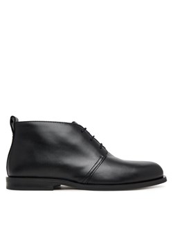 Trzewiki Calvin Klein Ess Rubber Desert Boot Lth HM0HM01979 Czarny ze sklepu eobuwie.pl w kategorii Buty zimowe męskie - zdjęcie 186166880