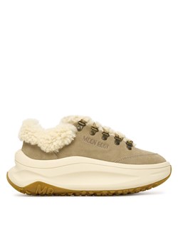 Sneakersy Moon Boot Moon247 City Shearling 80D2490040 Brązowy ze sklepu eobuwie.pl w kategorii Buty sportowe damskie - zdjęcie 186166900