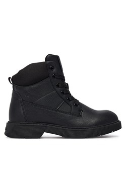 Trzewiki Calvin Klein Lace-Up Bootie V3X5-83187-1695 S Czarny - id: 0000305519986 - marki Calvin Klein - 186166913 Trzewiki Calvin Klein Lace-Up Bootie V3X5-83187-1695 S Czarny ze sklepu eobuwie.pl w kategorii Buty zimowe dziecięce - zdjęcie 186166913