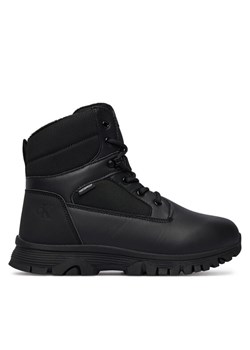 Calvin Klein Śniegowce Lace-Up Bootie V3X5-83190-1485 D Czarny ze sklepu MODIVO w kategorii Buty zimowe dziecięce - zdjęcie 186167331