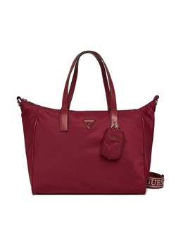 Guess Torebka Follie Travel TWNN96 76017 Czerwony ze sklepu MODIVO w kategorii Torby Shopper bag - zdjęcie 186167351