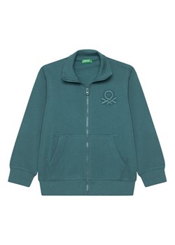 United Colors Of Benetton Bluza 3J68C501B Niebieski Regular Fit ze sklepu MODIVO w kategorii Bluzy chłopięce - zdjęcie 186167403
