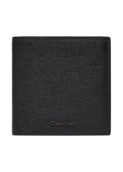 Calvin Klein Portfel Saffiano Ew Slim Trifold W Card LV04D1075G Czarny ze sklepu MODIVO w kategorii Portfele męskie - zdjęcie 186167422