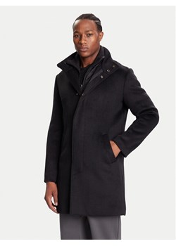 Guess Płaszcz przejściowy M4BL30 WGJ82 Czarny Regular Fit ze sklepu MODIVO w kategorii Płaszcze męskie - zdjęcie 186167453