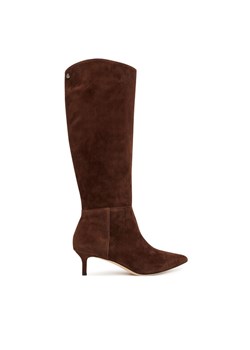 LAUREN RALPH LAUREN Kozaki 802967811004 Brązowy ze sklepu MODIVO w kategorii Kozaki damskie - zdjęcie 186167494