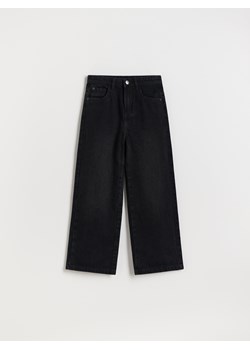 Reserved - Jeansy wide leg - czarny - id: 517AW-99J - marki Reserved - 186170432 Reserved - Jeansy wide leg - czarny ze sklepu Reserved w kategorii Spodnie dziewczęce - zdjęcie 186170432